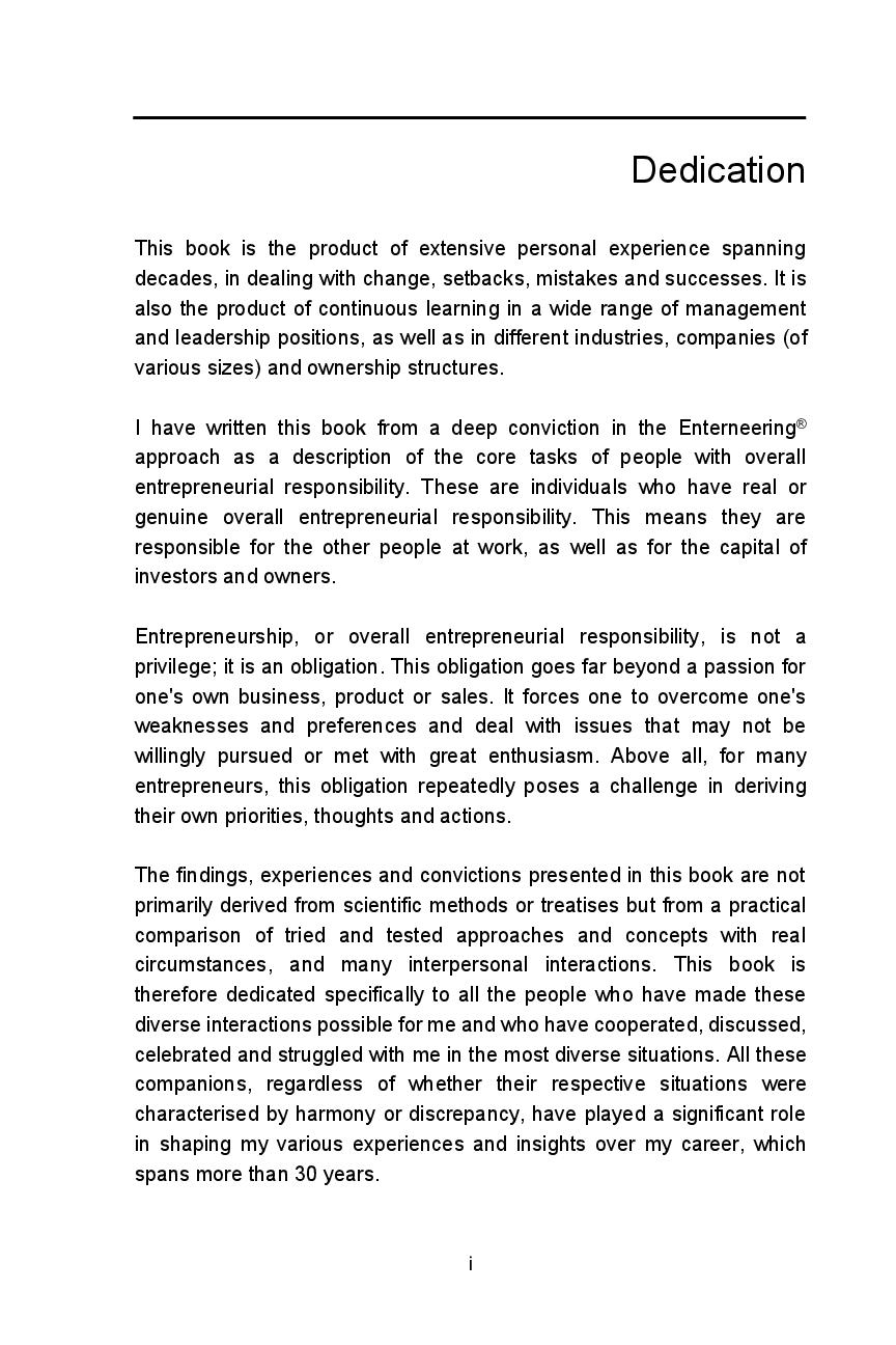 reading sample: book enterneering dedication